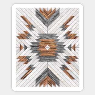 Urban Tribal Pattern No.8 - Aztec - Wood Magnet